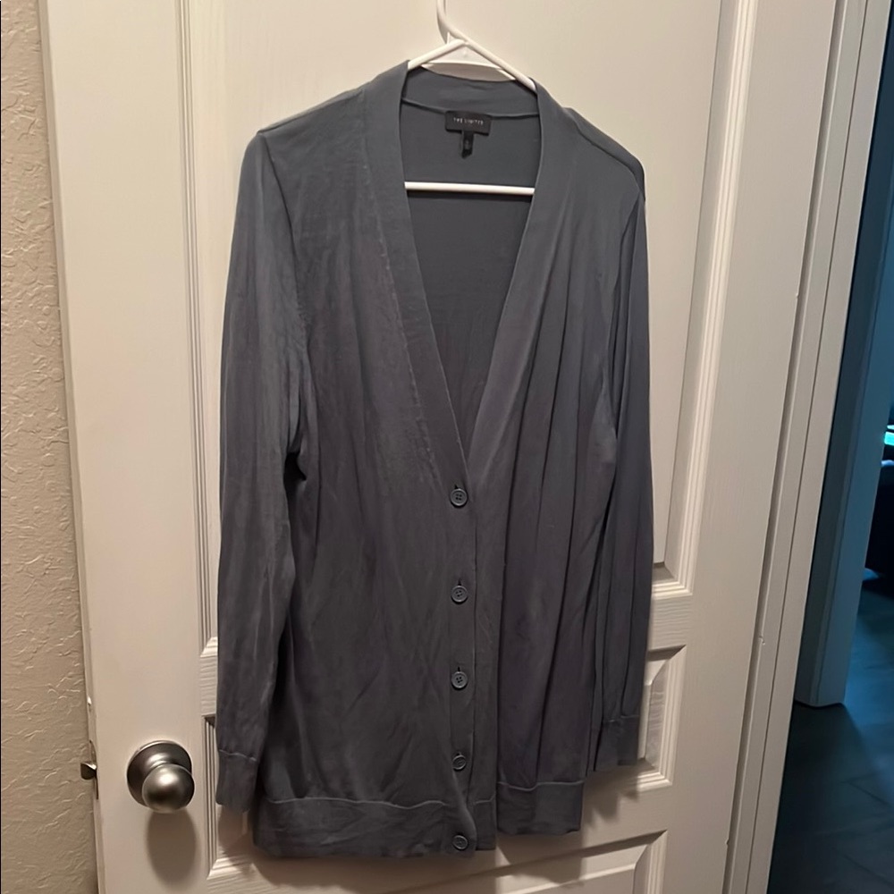The Limited Light Blue Cardigan Sweater